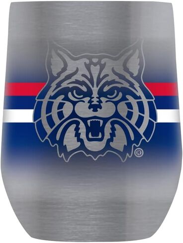 Gametime Sidekicks Arizona 12oz من الفولاذ المقاوم للصدأ - مرخص رسميًا، 18/8 من الفولاذ المقاوم للصدأ، جدار مزدوج، معزول بالفراغ، شعارات مطبوعة بالأشعة فوق البنفسجية LED، بدون عرق، يبقى ساخنًا/باردًا - in Saudi Arabia