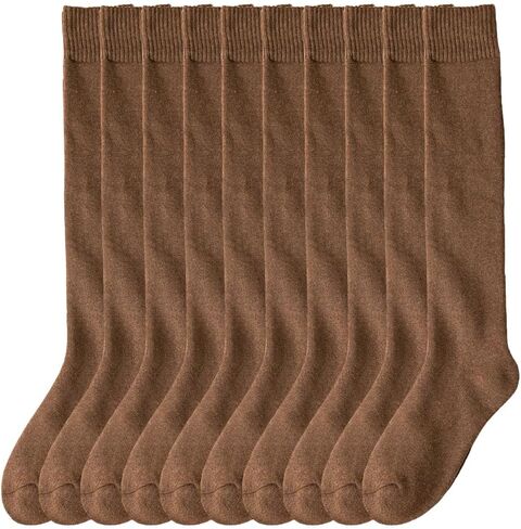 JINSHI 10 Pair Men's Thermal Socks Soft Cotton Knee High Warm Winter Socks Cold Weather Socks in Saudi Arabia