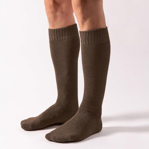 JINSHI 10 Pair Men's Thermal Socks Soft Cotton Knee High Warm Winter Socks Cold Weather Socks in Saudi Arabia