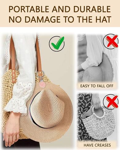 Hat Clip - Hat Holder for Travel on Bag，Hat Clip for Travel in Saudi Arabia