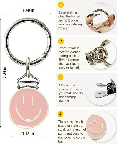 Hat Clip - Hat Holder for Travel on Bag，Hat Clip for Travel in Saudi Arabia