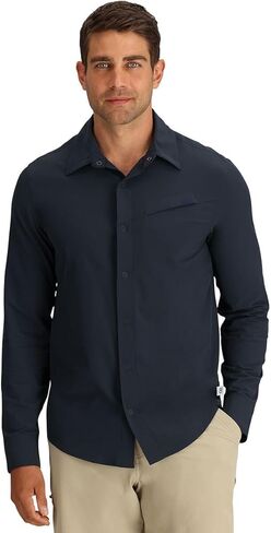 Outdoor Research Men’s Astroman Long Sleeve Sun Shirt – Lightweight UPF 50 Protection in Saudi Arabia