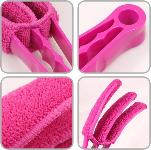 منفضة ستائر النوافذ، مجموعة من 3 فرش من AIFUDA لمصاريع مكيف الهواء وأداة تنظيف مجمع الغبار مع 3 أكمام من الألياف الدقيقة in Kuwait