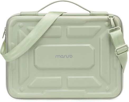 حقيبة كتف للكمبيوتر المحمول من موسيسو متوافقة مع ماك بوك اير 15 بوصة M2 A2941 2023 / متوافقة مع ماك بوك برو 15 A1990 A1707، حقيبة حمل مقاومة للماء والصدمات، أسود in Kuwait