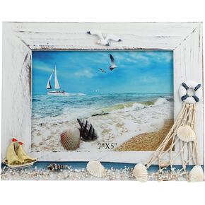 Wooden Photo Frames Nautical Theme Photo Frames Holder Wooden Picture Frame Ocean Photo Frame Coastal Frames Home Coffee Shop Decoration
