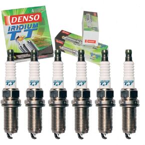 6 pc DENSO Iridium TT Spark Plugs compatible with Toyota 4Runner 4.0L V6 2003-2013