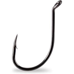 Mustad UltraPoint Octopus/Beak Bait Fishing Hook Black Nickel, 2/0, Pack of 6