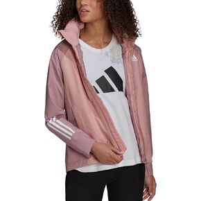 adidas Women's BSC 3-Stripes Rain.rdy Jacket
