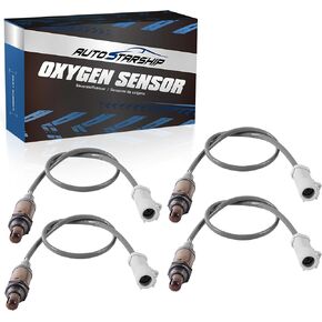 11171843 15717 Oxygen Sensor Compatible for Ford F150 E150 E250 Explorer Mercury Lincoln Mazda Upstream and Downstream (4 PCS)