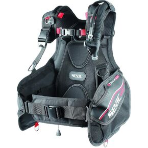 SEAC Ego Scuba Diving BCD, Black/Red