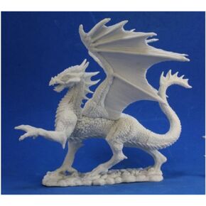 REAPER RPR77329 Bones Silver Dragon Miniature