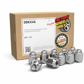 Wheel Accessories Parts 20 Pcs M12x 1.25 12x 1.25 Thread OEM Style Lug Nuts 1.2" Long Chrome 13/16" 21mm Hex Fits 2007+ Versa | 2008+ Rouge | 2011+ Leaf 40224-ZN50A | 611-317