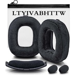 A50 Mod Kit Gen 4 - Ear Cushion Compatible with Astro Gaming A50 Wireless Headset Velvet - Headband/Microphone Foam/Ear Pads I Not Work with GEN 3