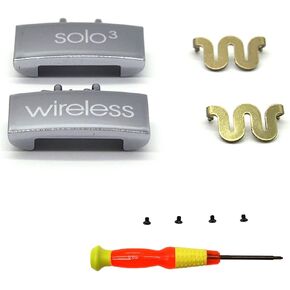 Solo 3 Hinge Replacement Metal Repair Parts for Beats Solo3/Solo2 Wireless Headphone,Durable Repair Kit Replacement Headband Metal Folding Hinge Clip Cover Pin Repair Parts Set（Matte Black+Red） in Saudi Arabia