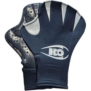 H2ODYSSEY Paddle Gloves - Webbed Gloves with Velcro Strap - Sharkskin Palm Grip - Thermal Dive Gear to Keep Hand Warm - for Surfing, Diving and Swimming