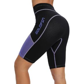 GoldFin Men Women Wetsuit Neoprene Shorts, 1.5mm/3mm Wetsuit Pants Keep Warm for Water Sports Surfing Swimming Snorkeling Scuba Kayaking Pants