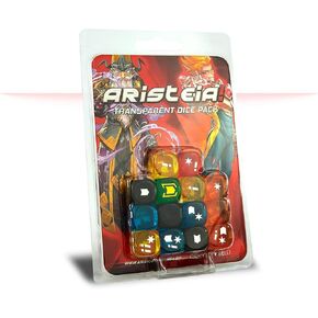Aristeia: Transparent Dice Pack – 14 Six Sided Dice – D6