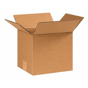 Aviditi 877 Corrugated Cardboard Box, 8" L x 7" W x 7" H, Kraft, for Shipping, Packing and Moving (Pack of 25)
