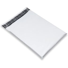 White Poly Mailers Self adhesive Shipping Envelopes, Waterproof, and Tear-resistant for clothing, books, and accessories Postal Mailing Bags. Mailer Bags 6 x 9 Inches 25 Pack