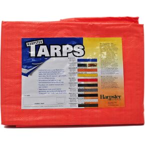 High Visibility Orange Tarp 3.3 OZ., 12'x20'