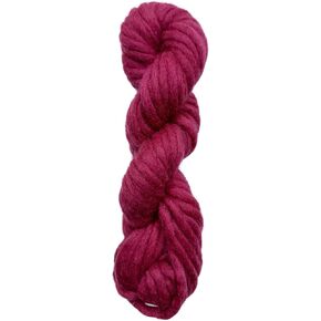 Maker's Craft Hand Fine Felt Merino Bulky Wool Yarn 100 Grams 15 Yards Very Luxurious and Soft Yarn for Knitting, Crocheting, Weaving and Weaving DIY with Vintage Colors (Dark Peach)