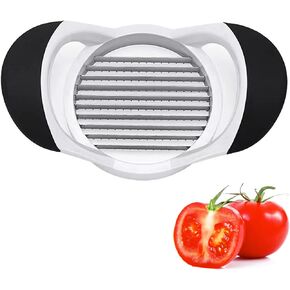 PCTC Tomato Slicer, Stainless steel tomato slicer, Vegetable Slicer,10 Sharp Blades Tomato Slicer Tool, Easy Grip Handle Lightnweight Kitchen Tool, Time-Saving Tomato Cutter