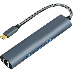 USB 3.0 Hub with Ethernet Adapter - Fast and Reliable Internet Connection