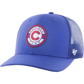47 Men's Chicago Cubs Royal Berm Trucker Hat (US, Alpha, One Size, Royal) in Saudi Arabia