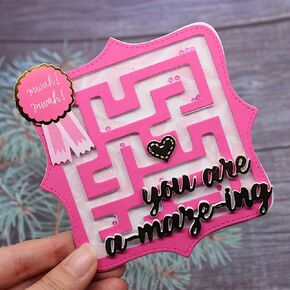 KSCRAFT Ball Maze Shaker Metal Cutting Dies Stencils for DIY Scrapbooking Decorative Embossing DIY Paper Card