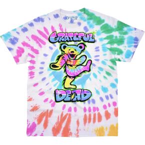 Liquid Blue Men's Standard Grateful Dead Carnival Airbrush Dancing Bear
