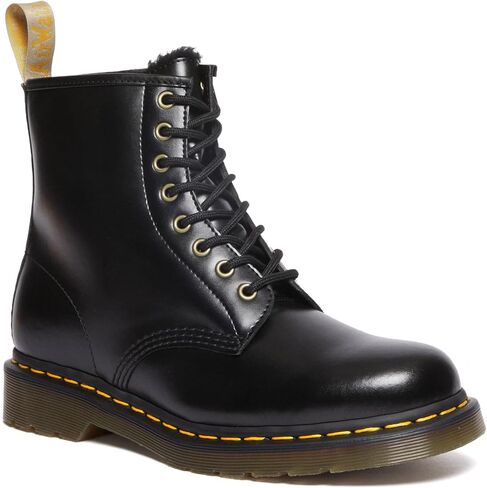 Dr. Martens Unisex Vegan 1460 Fashion Boot, Black Norfolk Flat, 14 US Women in Saudi Arabia