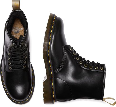 Dr. Martens Unisex Vegan 1460 Fashion Boot, Black Norfolk Flat, 14 US Women in Saudi Arabia