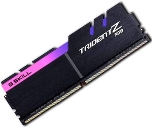 G.SKILL Trident Z RGB Series (Intel XMP) DDR4 RAM 32GB (2x16GB) 3200MT/s CL16-18-18-38 1.35V Desktop Computer Memory UDIMM (F4-3200C16D-32GTZR) in Saudi Arabia