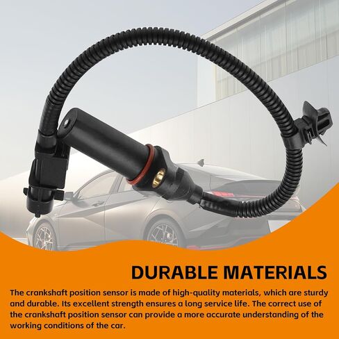 مستشعر موضع العمود المرفقي للسيارات 39180-2B000، مستشعر موضع العمود المرفقي للمحرك متوافق مع Hyundai Kia، قطع غيار 39180-2B000 391802B000 (أسود) in Kuwait