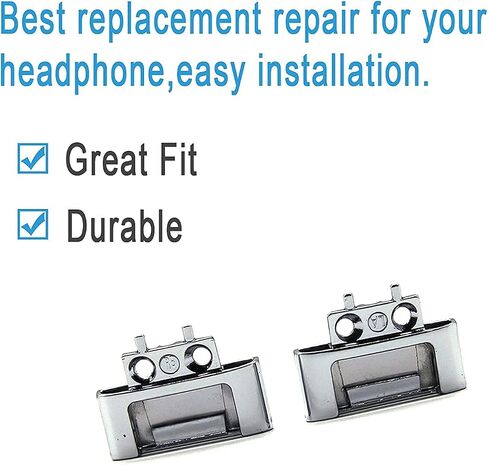 Solo 3 Hinge Replacement Metal Repair Parts for Beats Solo3/Solo2 Wireless Headphone,Durable Repair Kit Replacement Headband Metal Folding Hinge Clip Cover Pin Repair Parts Set（Matte Black+Red） in Kuwait