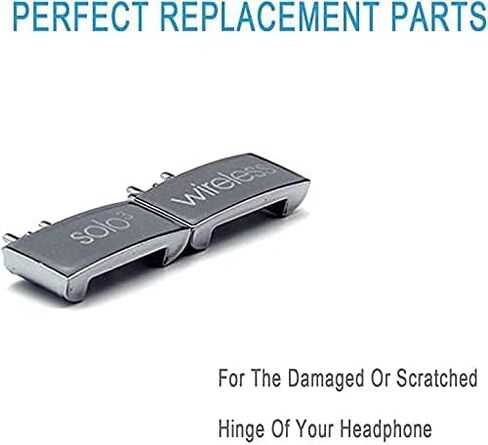 Solo 3 Hinge Replacement Metal Repair Parts for Beats Solo3/Solo2 Wireless Headphone,Durable Repair Kit Replacement Headband Metal Folding Hinge Clip Cover Pin Repair Parts Set（Matte Black+Red） in Kuwait