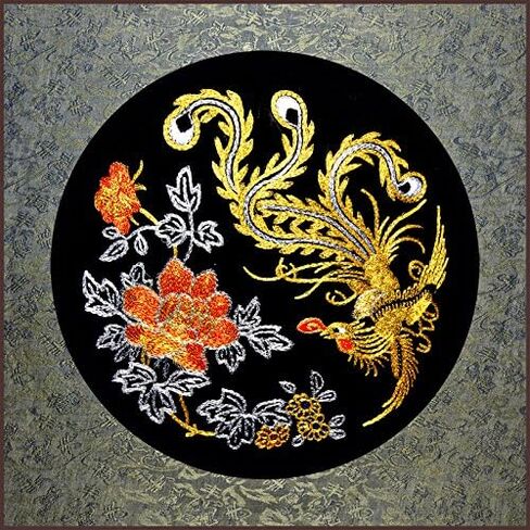 Grace Art, Large Asian Silk Embroidery Art Wall Hanging, Dragon & Phoenix in Saudi Arabia