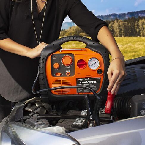 Wagan EL7561 Power Dome PLEX 1000 Amps Portable Jump Starter 800 Watt Peak Surge Power Inverter Power Station Battery Booster Battery Pack with Air Compressor USB port and 12V & 110V Power Ports in Saudi Arabia