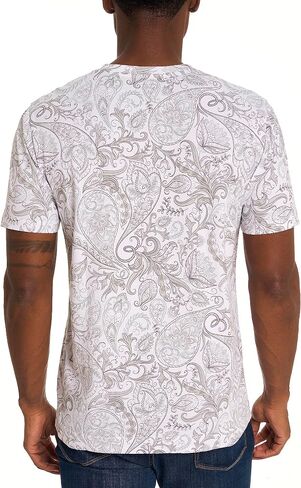 Robert Graham Men's Swanson S/S Knit Tshirt in Saudi Arabia
