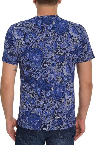 Robert Graham Men's Swanson S/S Knit Tshirt in Saudi Arabia