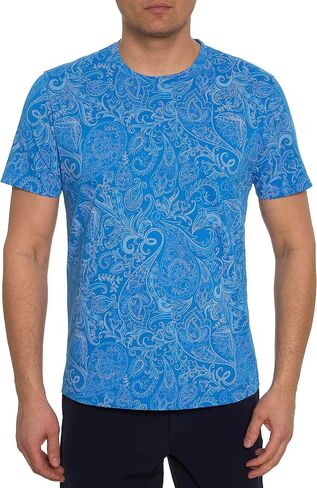 Robert Graham Men's Swanson S/S Knit Tshirt in Saudi Arabia