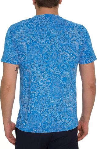 Robert Graham Men's Swanson S/S Knit Tshirt in Saudi Arabia