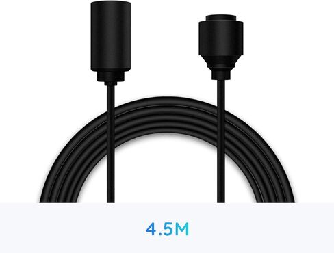 كابل تمديد اللوحة الشمسية Reolink بطول 4.5 متر، كابل تمديد Micro USB للألواح الشمسية Reolink (أسود) in Saudi Arabia