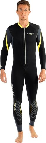 Cressi Men's Front-Zip Full Wetsuit for Water Activities - Bahia 2 mm Man: Designed in Italy by Cressi in Saudi Arabia