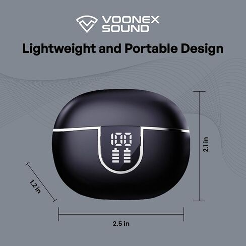 Ultimate Wireless Headphones: Sound X Pro Bluetooth Earbuds with Noise Cancelling, Mic, and Hi-Fi Sound - 60H Playback LED Power Display - Compatible with Apple, Android, and More in Saudi Arabia