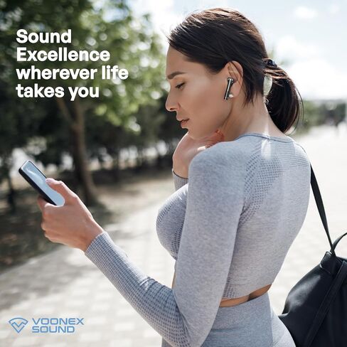 Ultimate Wireless Headphones: Sound X Pro Bluetooth Earbuds with Noise Cancelling, Mic, and Hi-Fi Sound - 60H Playback LED Power Display - Compatible with Apple, Android, and More in Saudi Arabia