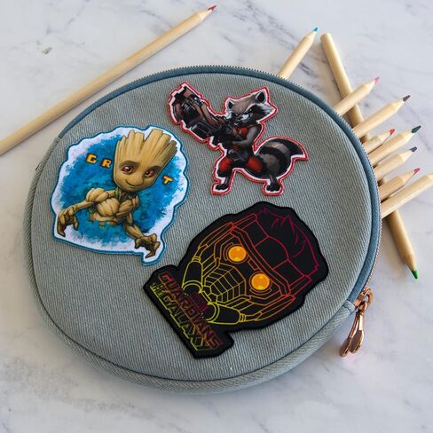 Simplicity Marvel Black Panther Applique Iron-on Patch for Clothing, Jackets, and Backpacks, 3.25" W x 3.5" H in Saudi Arabia