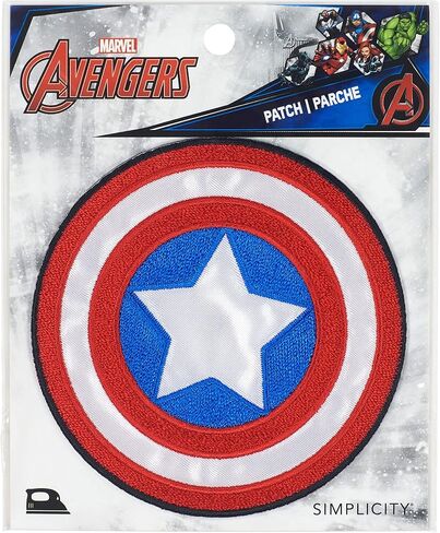 Simplicity Marvel Black Panther Applique Iron-on Patch for Clothing, Jackets, and Backpacks, 3.25" W x 3.5" H in Saudi Arabia