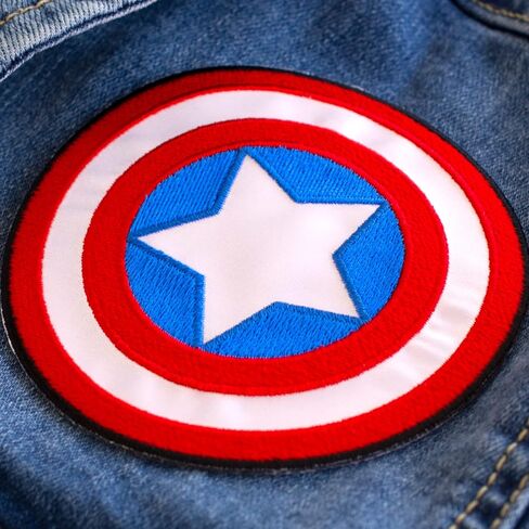 Simplicity Marvel Black Panther Applique Iron-on Patch for Clothing, Jackets, and Backpacks, 3.25" W x 3.5" H in Saudi Arabia
