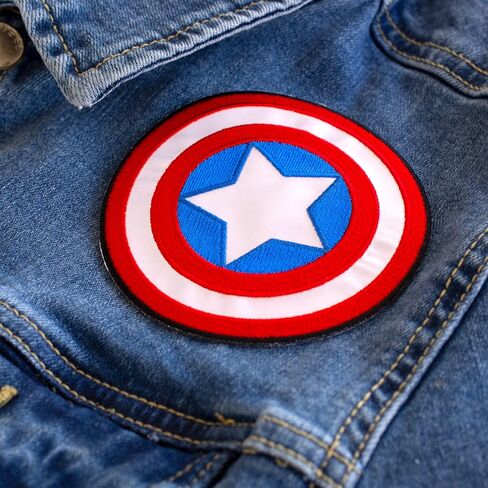 Simplicity Marvel Black Panther Applique Iron-on Patch for Clothing, Jackets, and Backpacks, 3.25" W x 3.5" H in Saudi Arabia